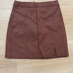 Abercrombie & Fitch Tan Mini Skirt